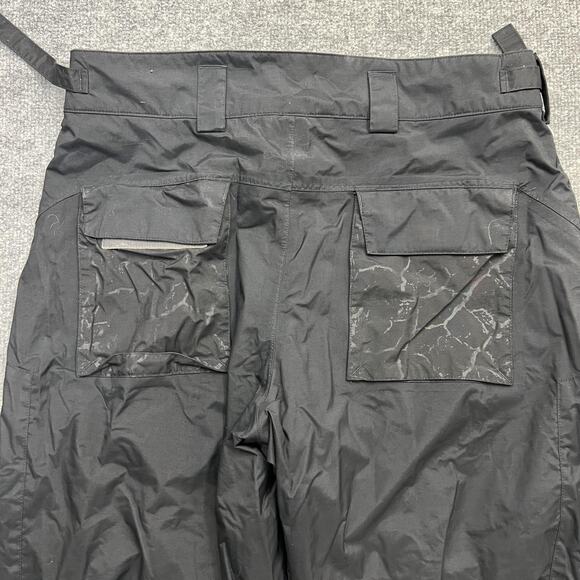 Columbia Convert Omni-Tech Snow Pants Mens Medium Black Waterproof Ski Snowboard - Picture 6 of 16